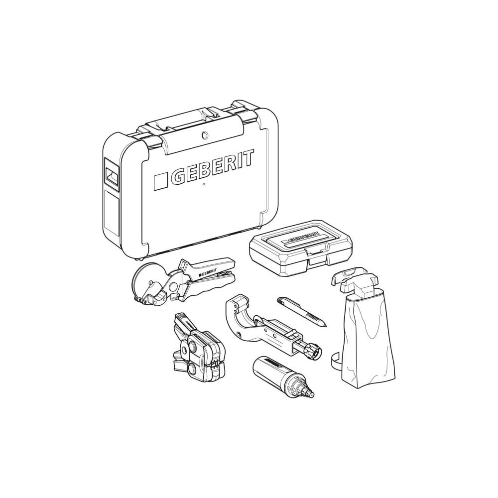 Geberit FlowFit Koffer bestückt mit Werkzeugen Typ 1... GEBERIT-655078001 4025410654328 (Abb. 3)