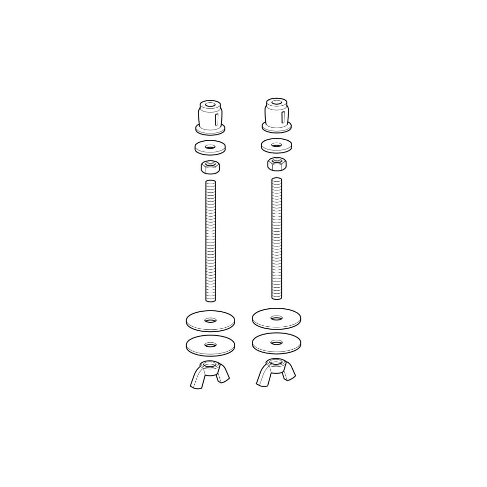 Geberit Befestigungsmaterial für ONE Aufsatzwaschtisch... GEBERIT-245444001 4025410633026 (Abb. 3)