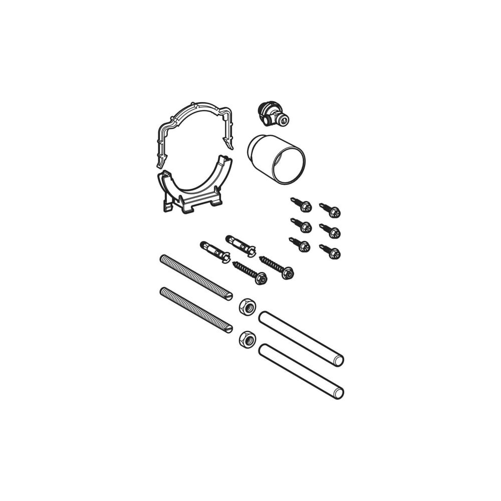 Geberit Montagezubehör für Geberit Duofix Element für Wand-WC, mit Delta Unterputzsp... GEBERIT-242272001 4025416713432 (Abb. 5)