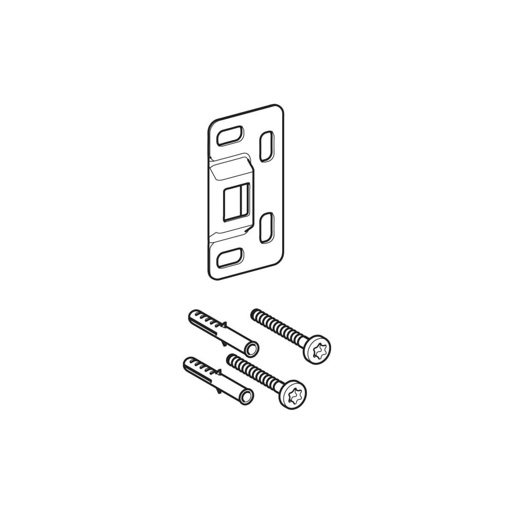 Geberit Befestigungsmaterial für Waschtischunterschrank Set mit Schrauben, Dübel... GEBERIT-245631001 4025410707970 (Abb. 3)