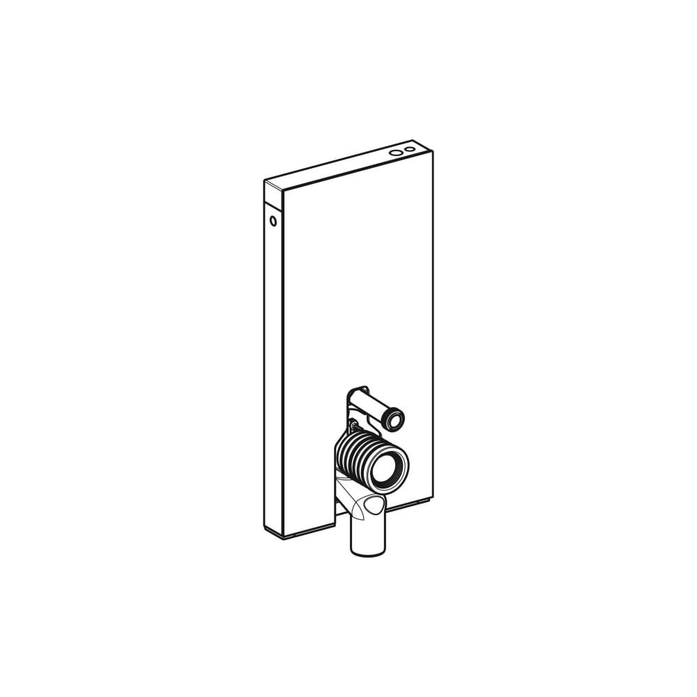 Geberit Monolith Plus Sanitärmodul für Stand-WC 101cm, Frontverkleidung Glas Sandgra... GEBERIT-131203JL7 4025410762894 (Abb. 3)