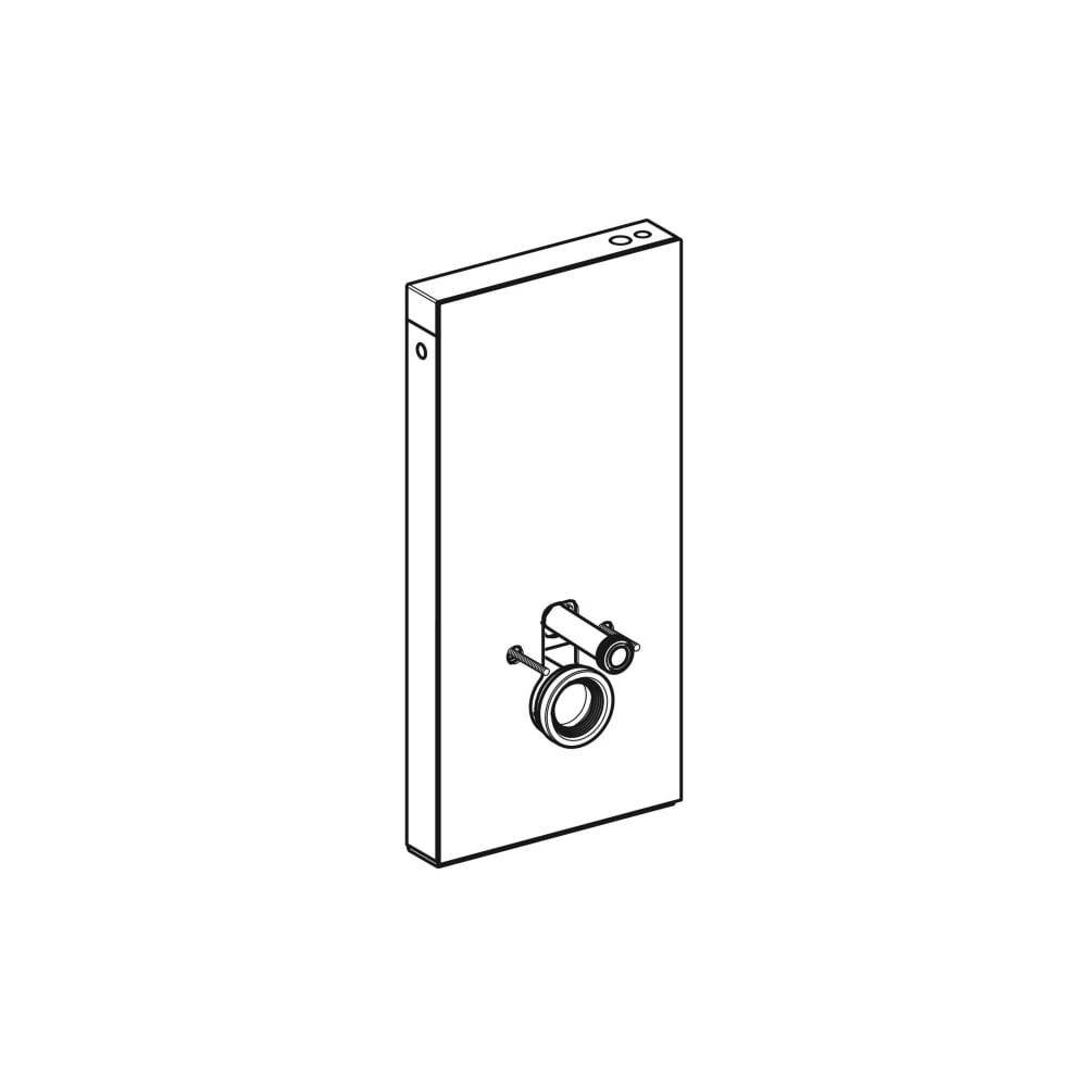 Geberit Monolith Plus Sanitärmodul für Wand-WC 101cm, Frontverkleidung Glas Schwarz,... GEBERIT-131222SJ7 4025410763099 (Abb. 3)