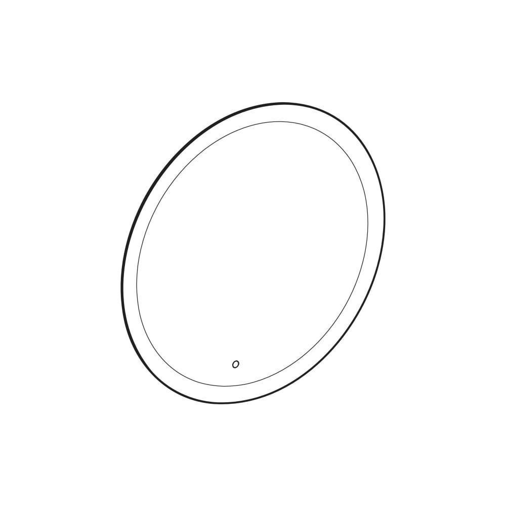 Geberit Option Round Lichtspiegel mit direkter und indirekter Beleuchtung 75x75cm, D... GEBERIT-502798001 4025410060136 (Abb. 3)
