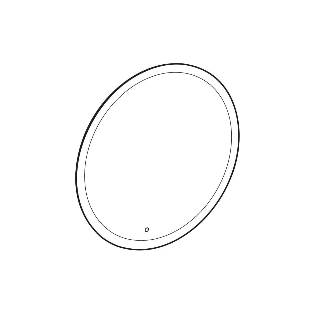 Geberit Option Round Lichtspiegel mit direkter und indirekter Beleuchtung 60x60cm, D... GEBERIT-502797001 4025410060129 (Abb. 3)