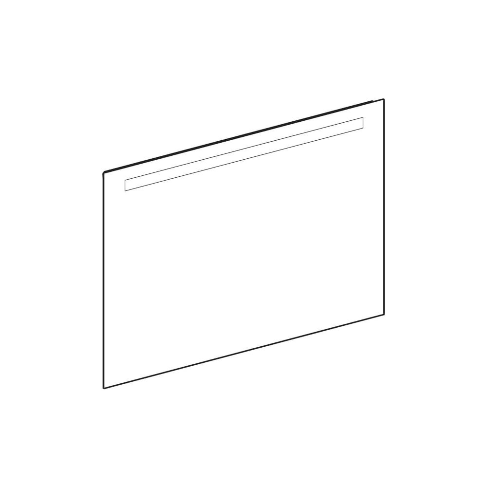 Geberit Option Basic Square Lichtspiegel Beleuchtung oben, 100x70x3cm, Aluminium elo... GEBERIT-502809001 4025410060228 (Abb. 3)