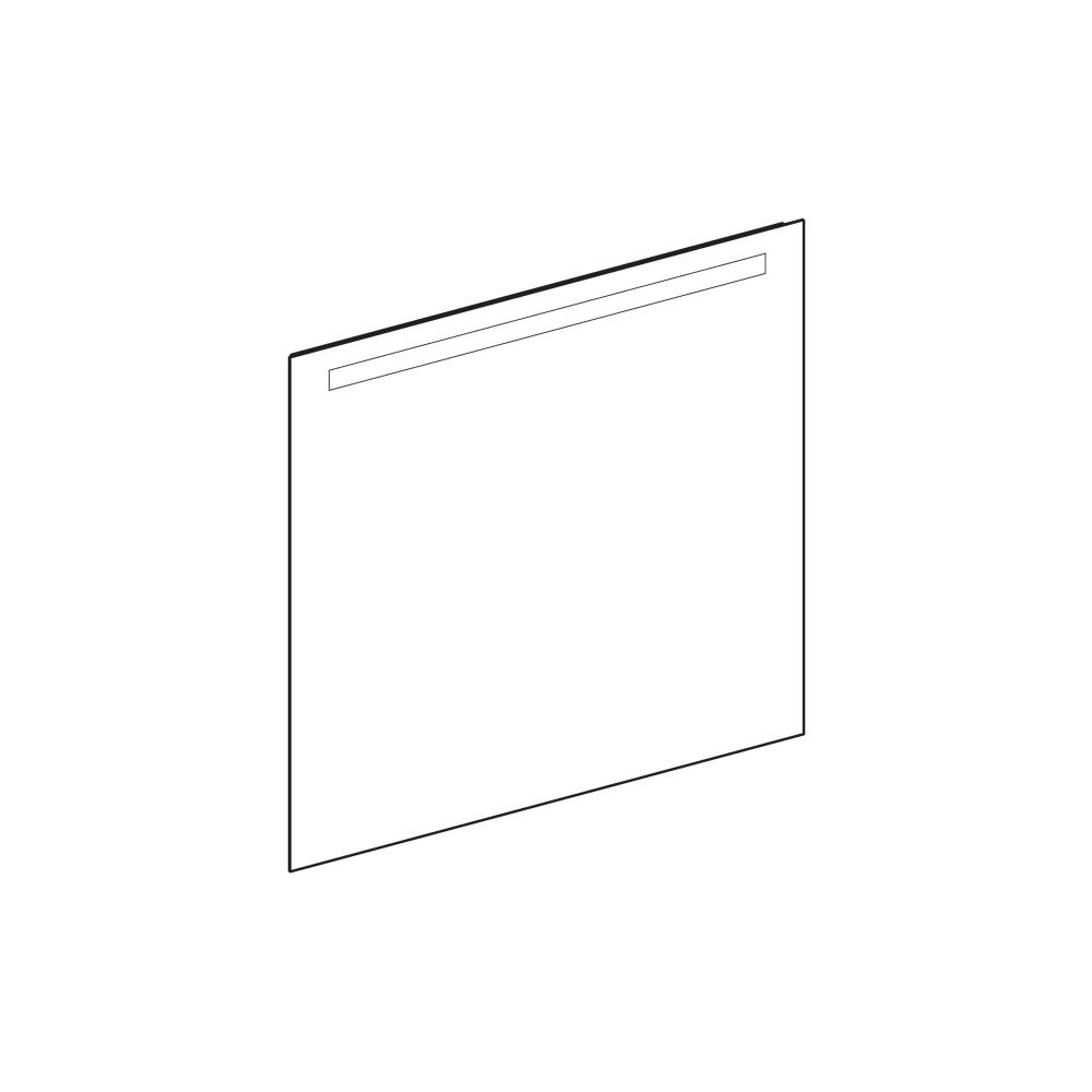 Geberit Option Basic Square Lichtspiegel Beleuchtung oben, 100x90x3cm, Aluminium elo... GEBERIT-502814001 4025410060273 (Abb. 3)