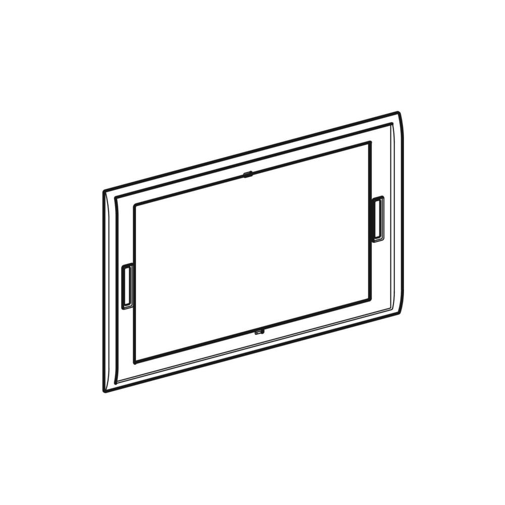 Geberit Sigma 70 Abdeckrahmen für Drückerplatte, Square, hochglanz verchromt... GEBERIT-115623211 4025410053565 (Abb. 3)