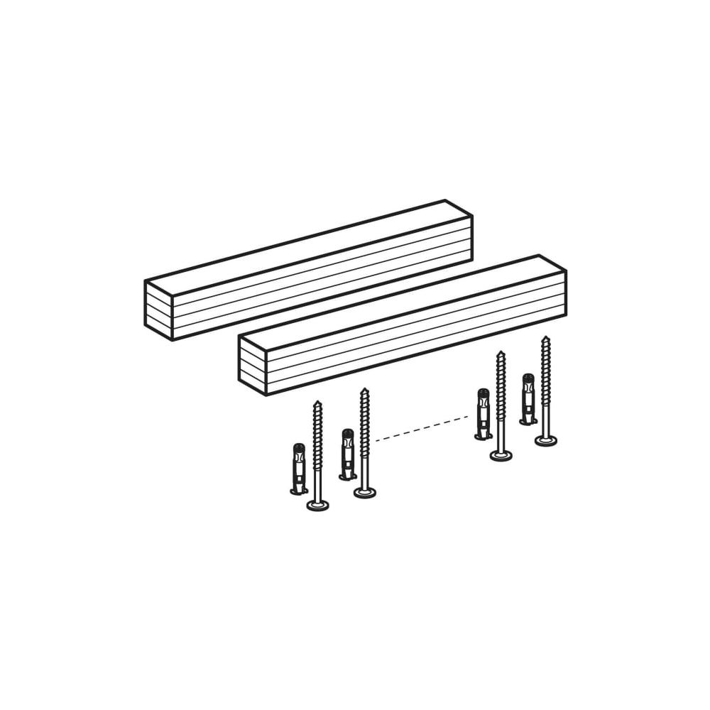 Geberit Duofix Set Paneelstreifen, verleimt, 2 Stück... GEBERIT-111288001 4025410076601 (Abb. 7)