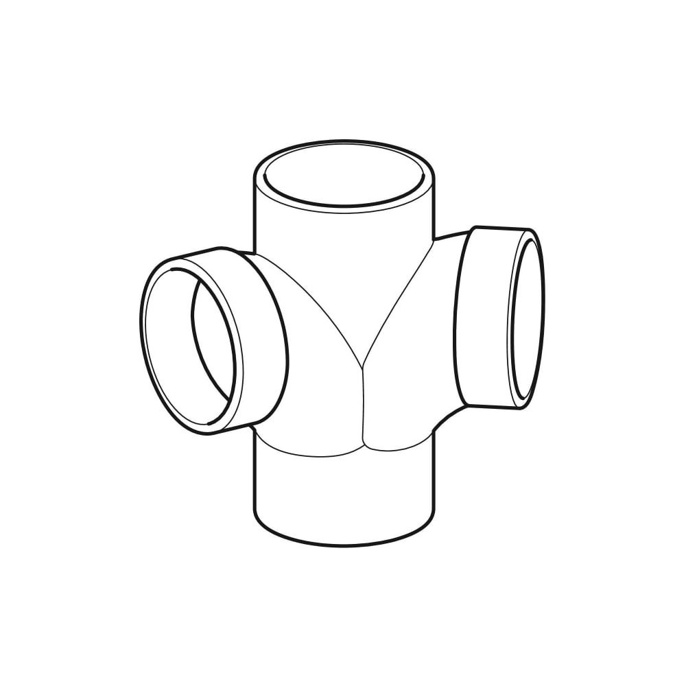 Geberit Silent db20 Bogeneckabzweig 88,5 Grad, 135 Grad d 110mm, d1 110mm... GEBERIT-310105141 4025416482369 (Abb. 3)