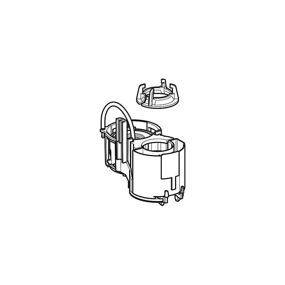 Geberit Heber für WC-Steuerung mit pneumatischer Spülauslösung, 1-Mengen-Spülung... GEBERIT-240573001 4025416097969 (Abb. 2)