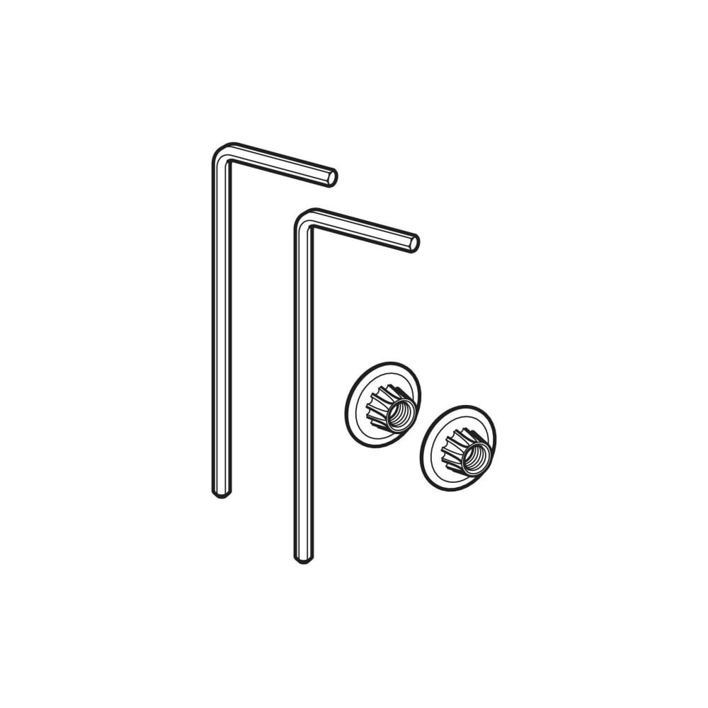 Geberit Set Innensechskantschlüssel für Wand-WC, 2 Stück... GEBERIT-597210000 4022009353808 (Abb. 4)