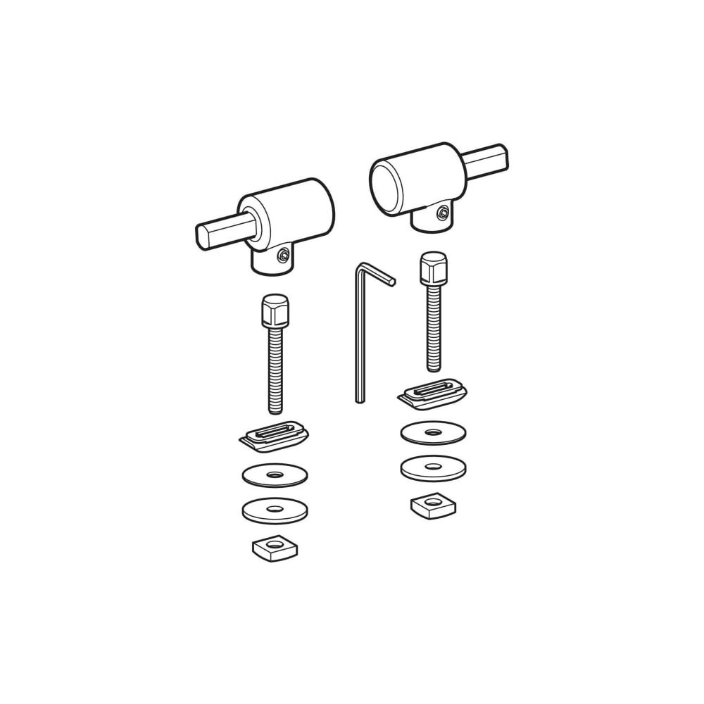 Geberit Set Scharniere für WC-Sitz, 598117000... GEBERIT-598117000 4022009337211 (Abb. 3)