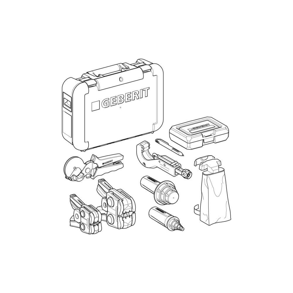 Geberit FlowFit Koffer bestückt mit Werkzeugen Typ 2 d 16/20/25/32/40/50/63/75mm... GEBERIT-655079001 4025410654335 (Abb. 5)