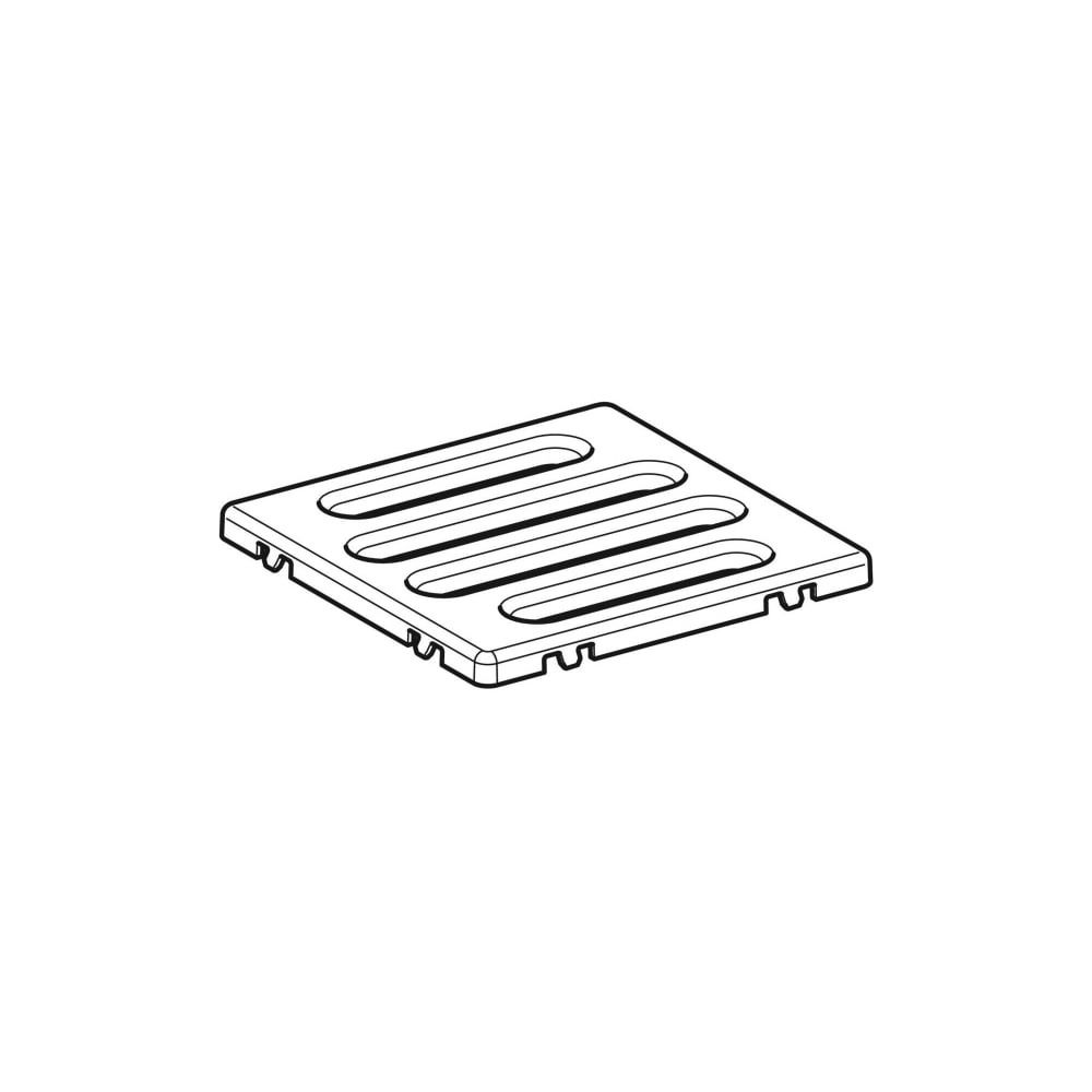Geberit Rost für Bodenablauf, Schlitzrost 8x8cm LängexBreite 7,1x7,1cm... GEBERIT-243120001 4025416411314 (Abb. 3)