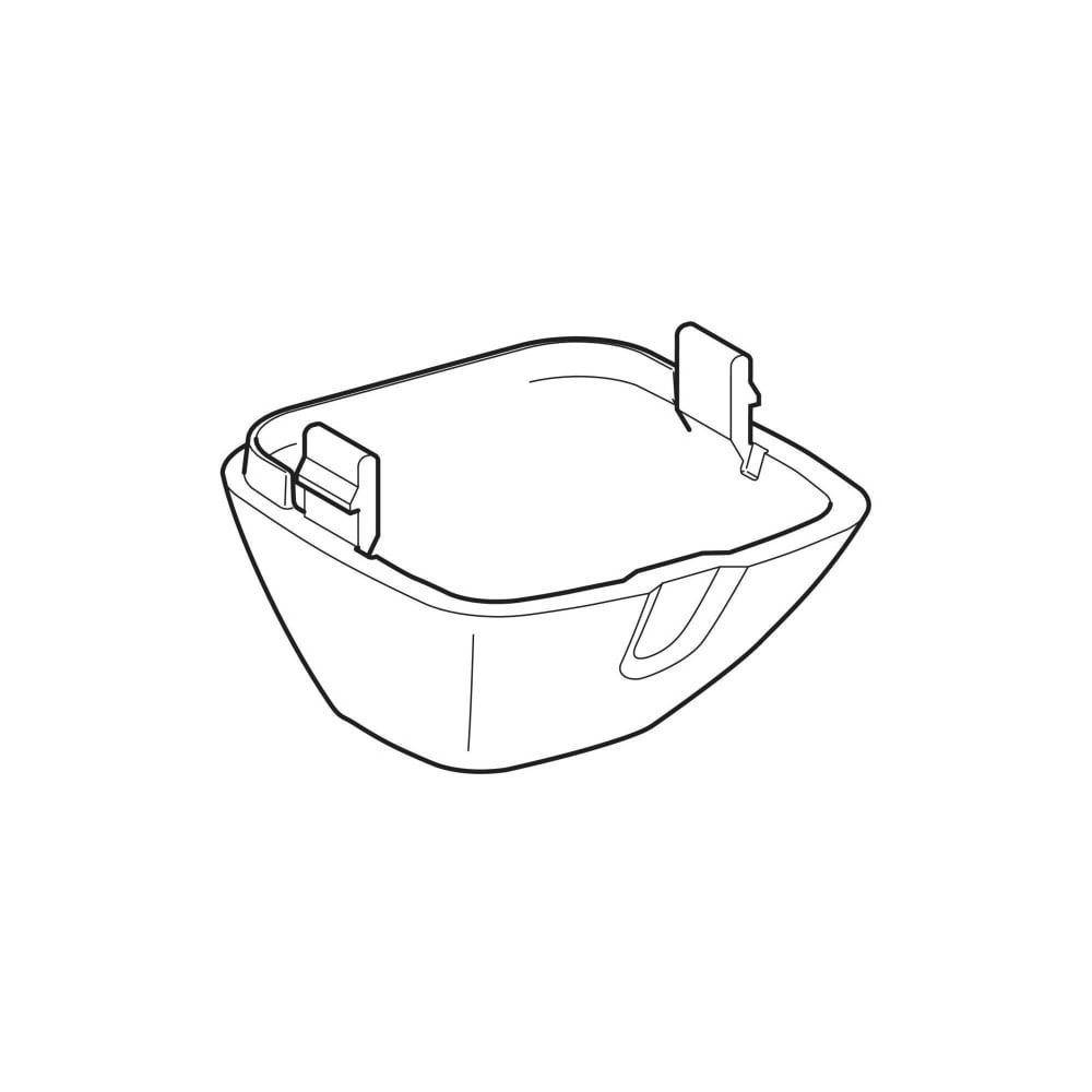 Geberit Abdeckgehäuse Mattverchromt, aus Zinkdruckguss... GEBERIT-240895461 4025416281474 (Abb. 3)