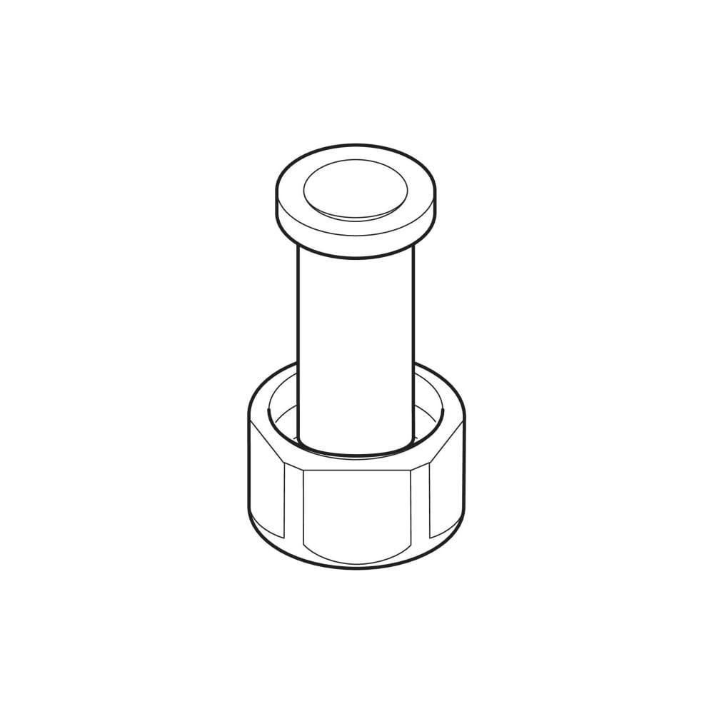 Geberit Kunststoff-Nippel mit Überwurfmutter... GEBERIT-243007001 4025416050889 (Abb. 3)