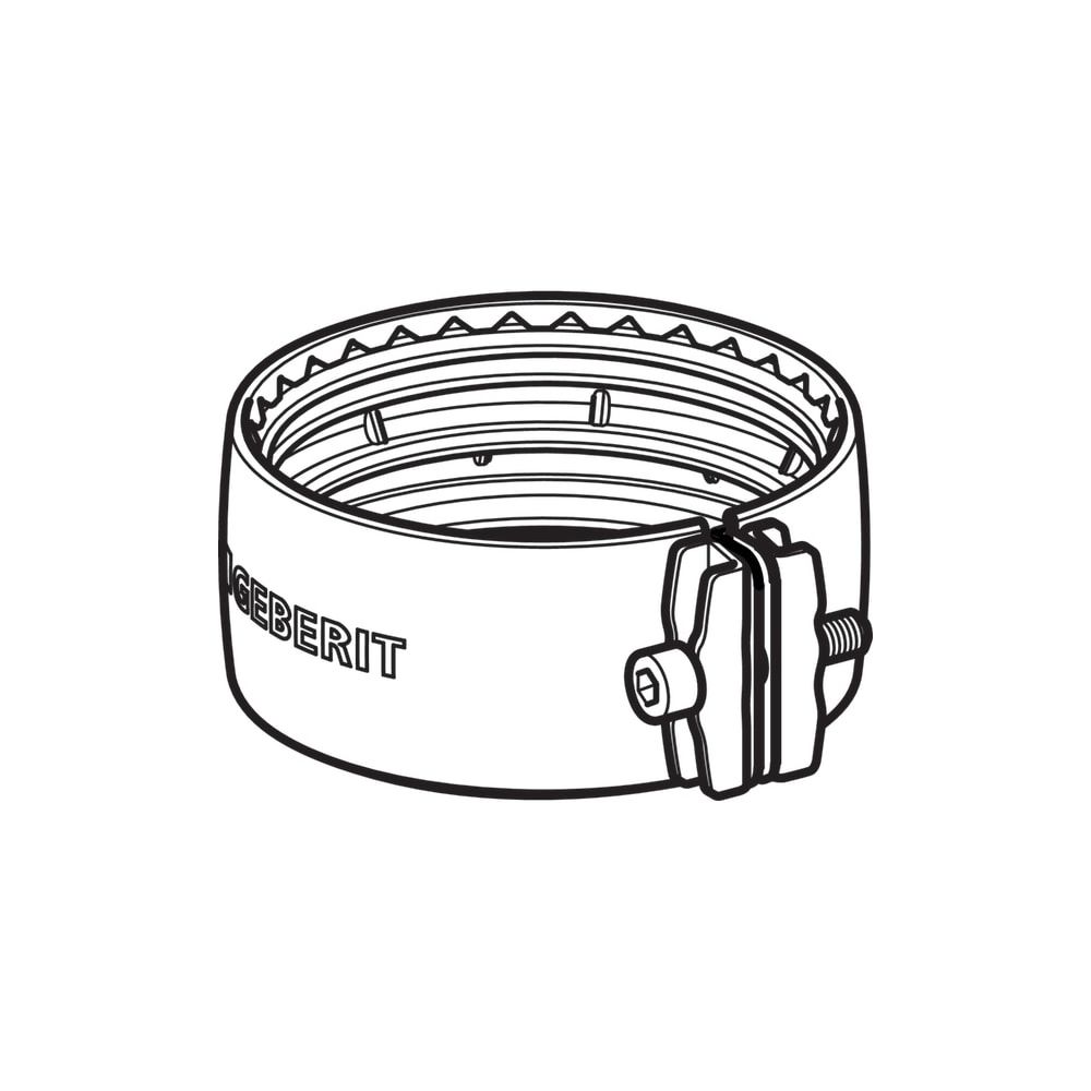 Geberit Silent db20 Spannverbinder Außendurchmesser 160mm... GEBERIT-315003143 4025416864387 (Abb. 3)