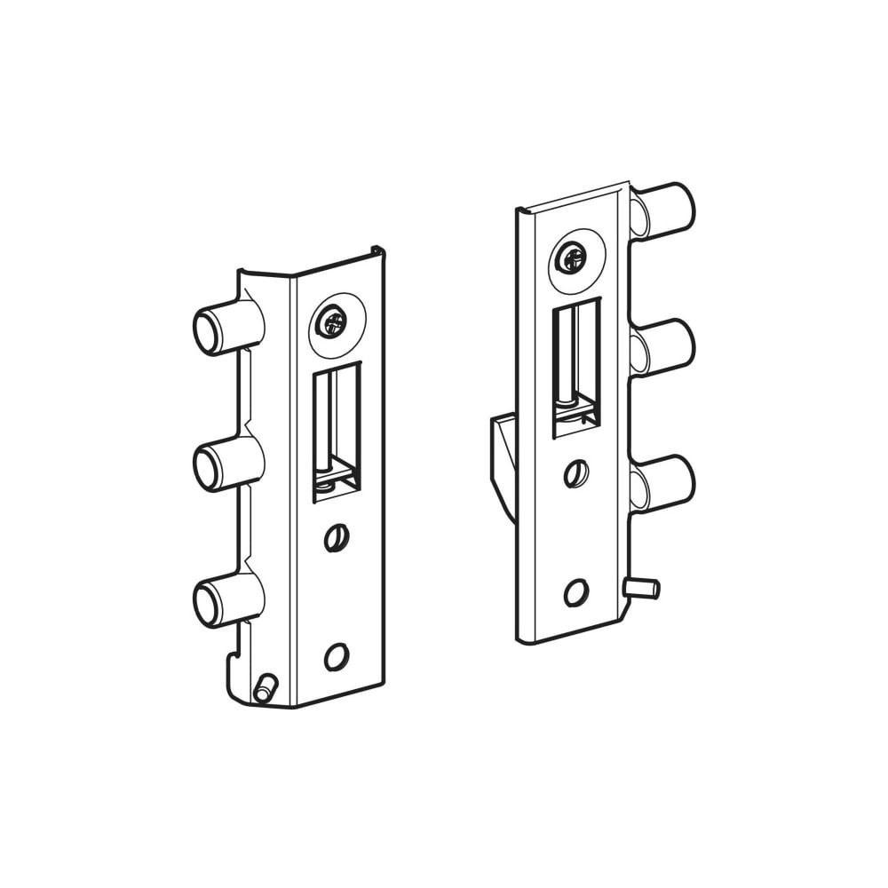 Geberit Set Schrankaufhänger für Waschtischunterschrank, Seitenschrank, 2 Stück... GEBERIT-597601000 4022009299601 (Abb. 3)