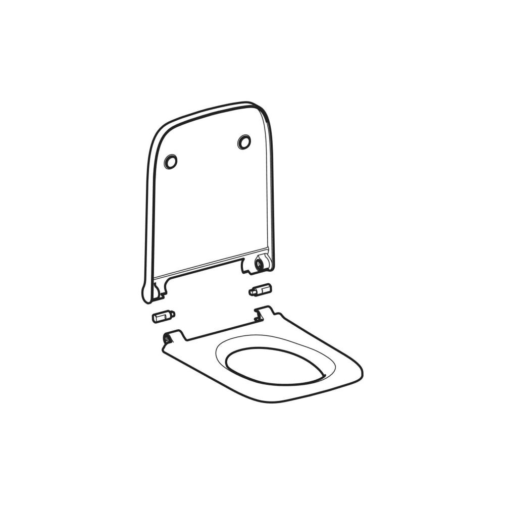 Geberit WC-Sitz für Geberit AquaClean Sela Square, Weiß... GEBERIT-245850011 4025410090492 (Abb. 3)