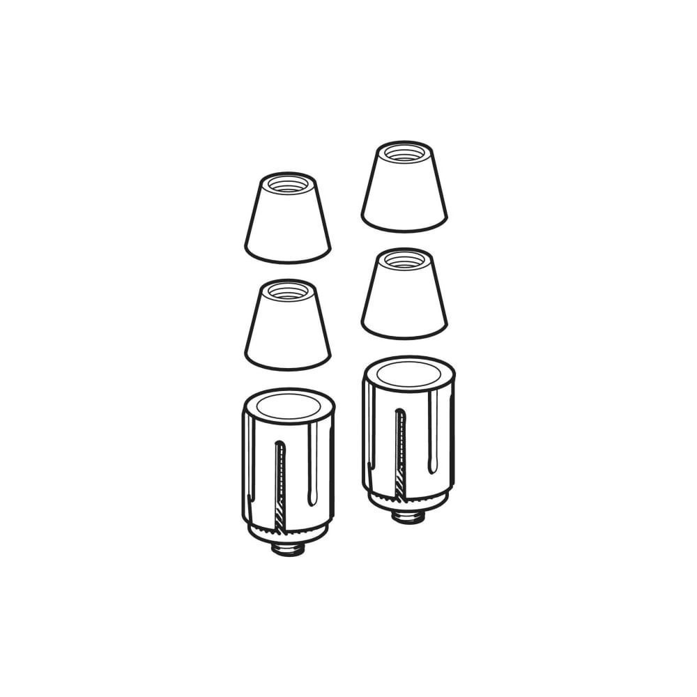 Geberit Set Dübel für Scharniere für WC-Sitz, 2 Stück... GEBERIT-597112000 4022009277197 (Abb. 3)