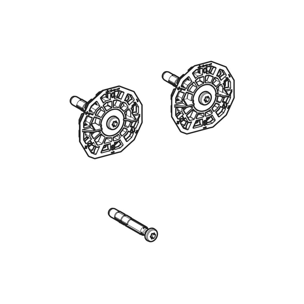 Geberit Befestigungsmaterial FlexInstall 2 für Option Lichtspiegel... GEBERIT-245762001 4025410089625 (Abb. 3)