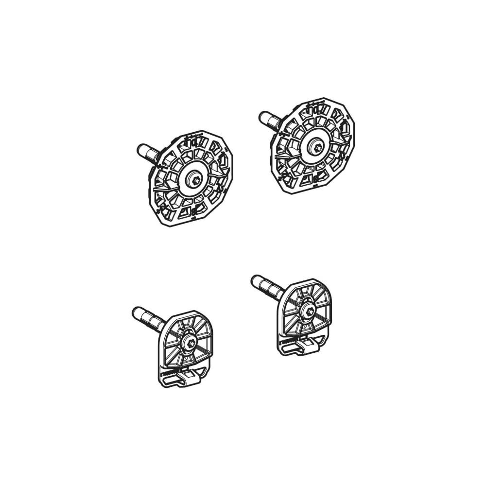 Geberit Befestigungsmaterial FlexInstall für Option Lichtspiegel... GEBERIT-245760001 4025410089601 (Abb. 3)