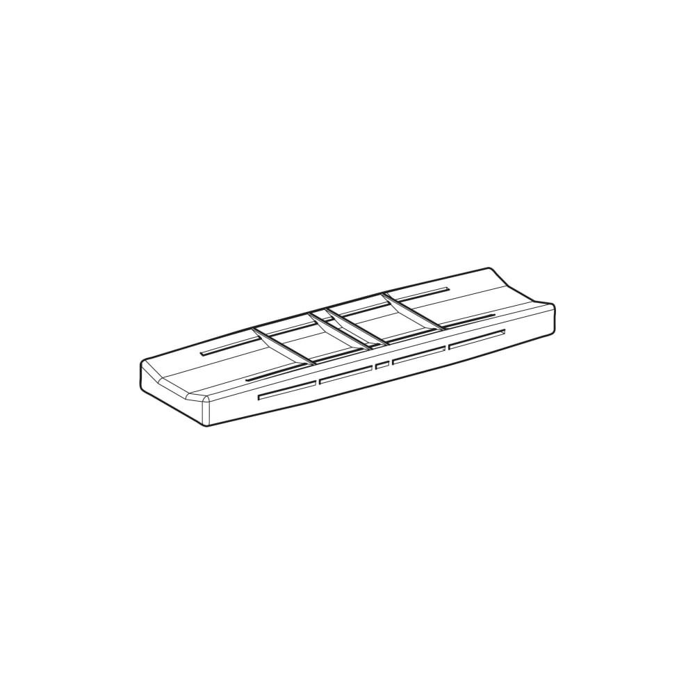 Geberit Verbindungsstück CleanLine 50, Länge 10cm, Breite 2,9cm, Höhe 0,9cm... GEBERIT-154320001 4025410761347 (Abb. 3)