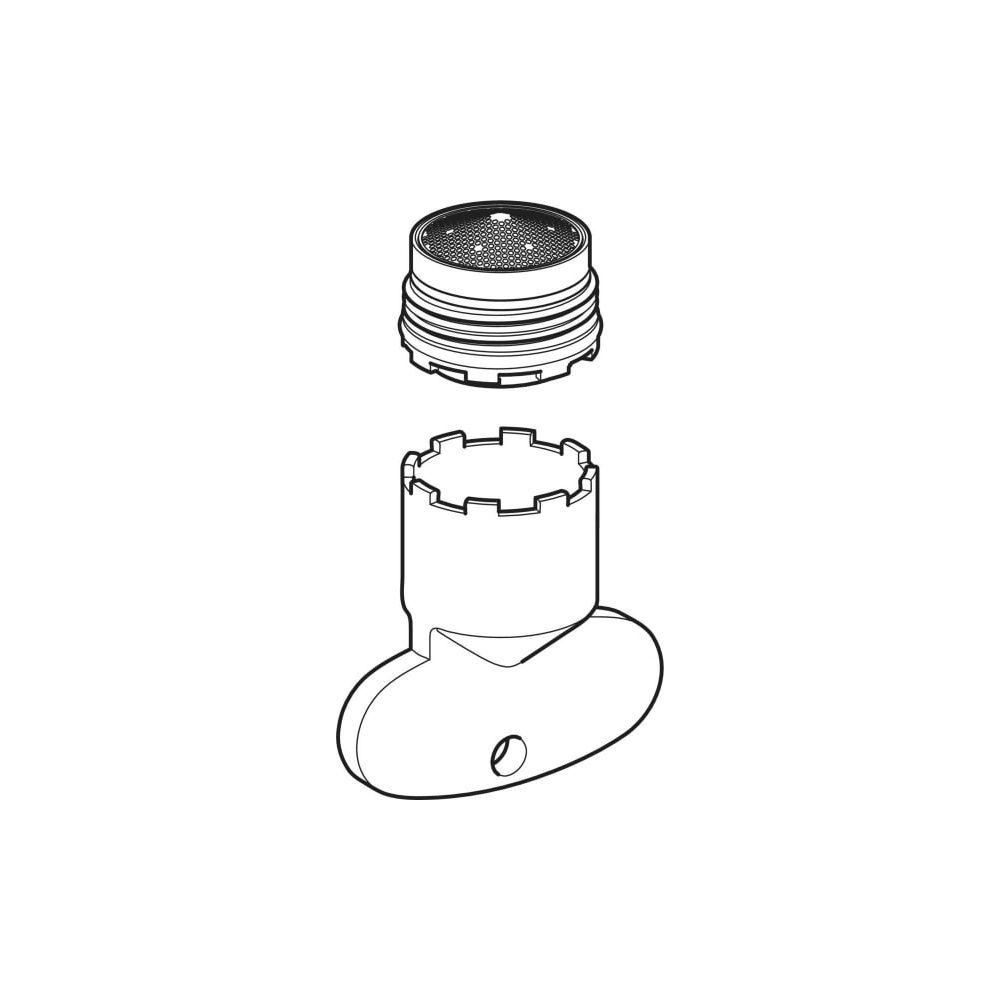 Geberit Strahlregler für Piave und Brenta Waschtischarmaturen, 1,3 l/min starr, 2436... GEBERIT-243638001 4025416547877 (Abb. 5)