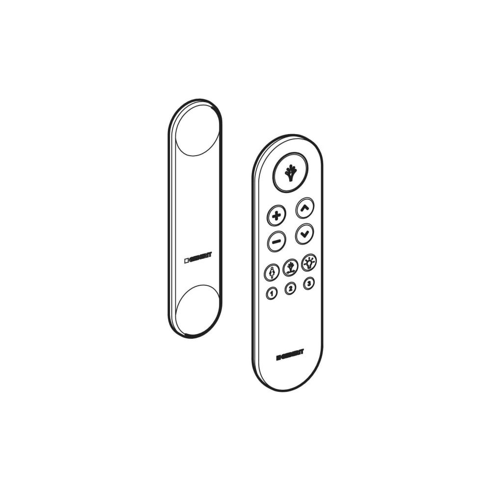 Geberit Fernbedienung für Geberit AquaClean Sela, ab Baujahr 2024... GEBERIT-245820011 4064746001314 (Abb. 3)