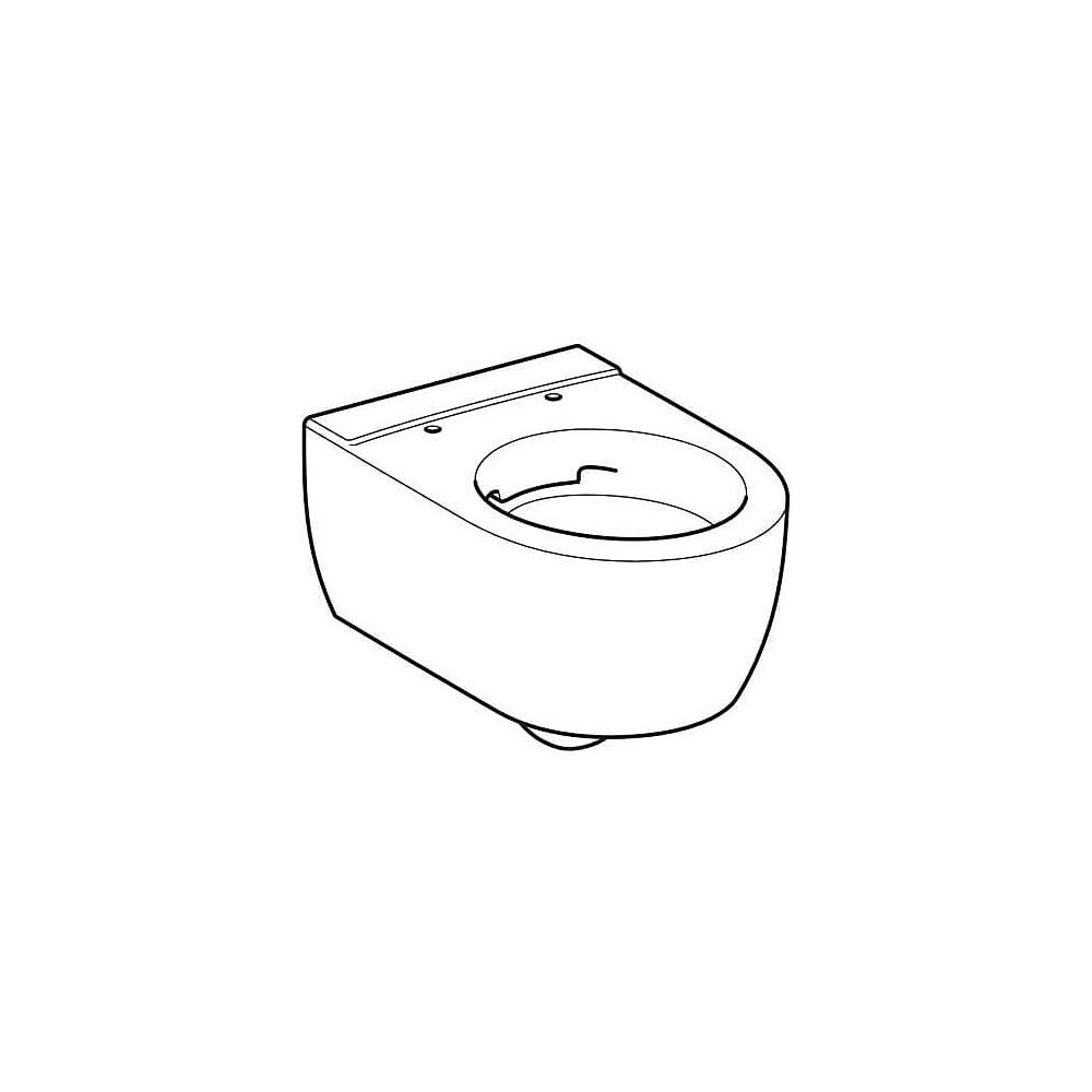 Geberit iCon Wand-WC Tiefspüler geschlossene Form, Rimfree, weiß... GEBERIT-204060000 4022009318487 (Abb. 2)