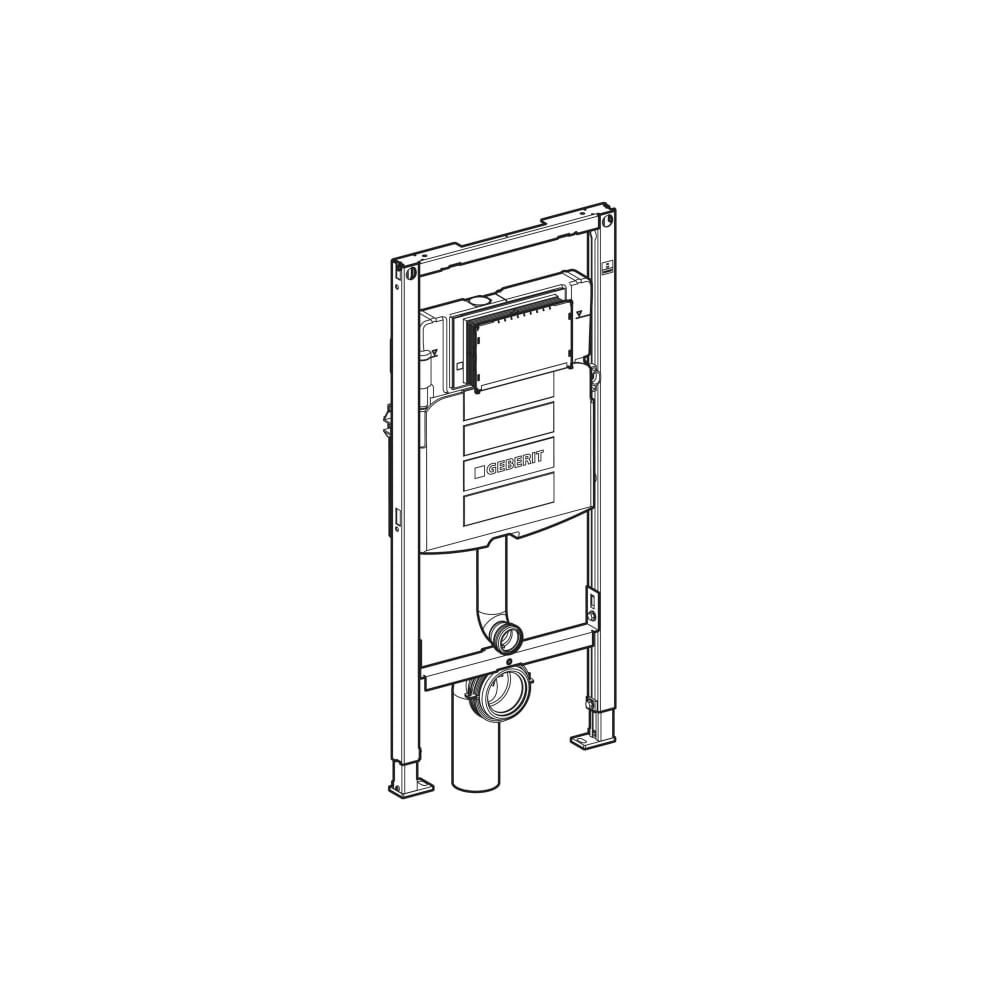 Geberit Duofix Element für Kinder-, Kleinkinder-Stand-WC, 112cm, für Trockenbau, mit... GEBERIT-111915005 4025416536093 (Abb. 6)