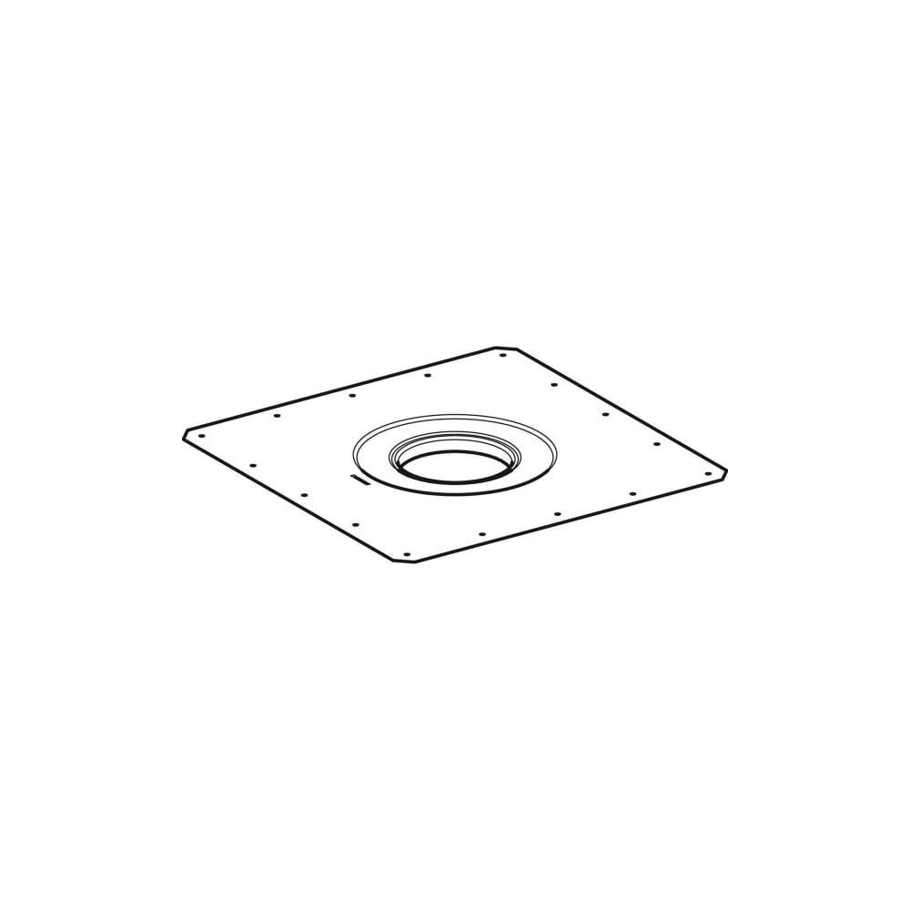 Geberit Pluvia Anschlussblech universell Anschluss Abdichtung Edelstahl... GEBERIT-359119001 4025410163035 (Abb. 3)