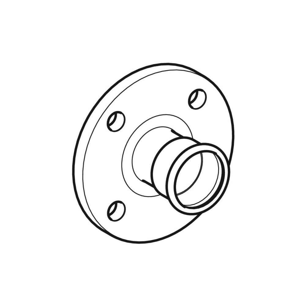 Geberit Mapress C-Stahl Flansch 6 bar, mit Pressmuffe Außendurchmesser 54mm, DN 50... GEBERIT-23748 4024723237488 (Abb. 3)
