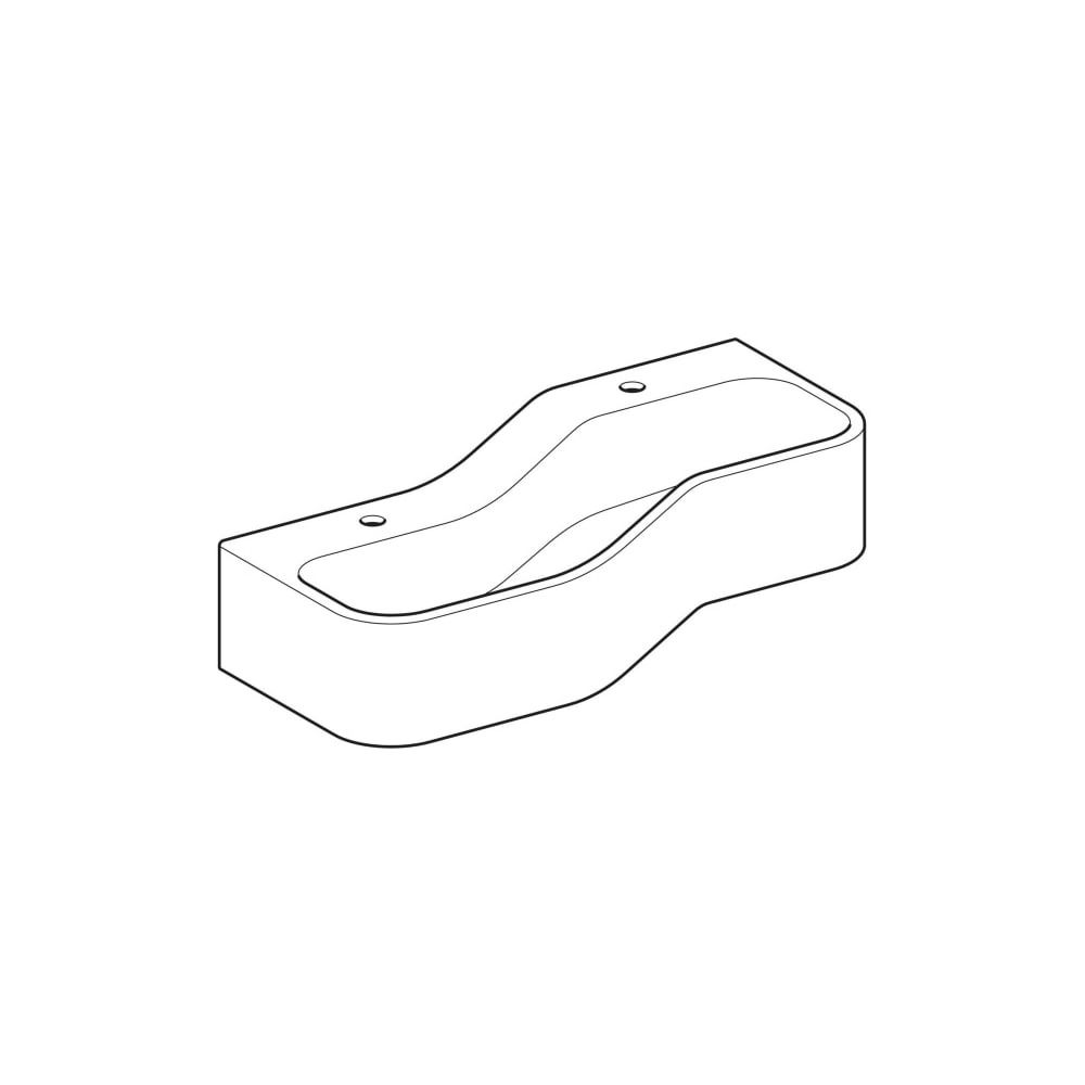 Geberit Bambini Spiel-/Waschlandschaft, 2 Waschplätze, tieferes Becken links B 90cm,... GEBERIT-502973001 4064746000126 (Abb. 3)