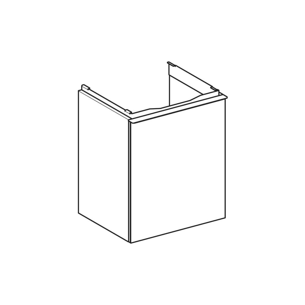 Geberit Acanto Unterschrank für Handwaschbecken, 1 Schublade WT 45cm, Lava lackiert ... GEBERIT-503002JK1 4025410134578 (Abb. 3)