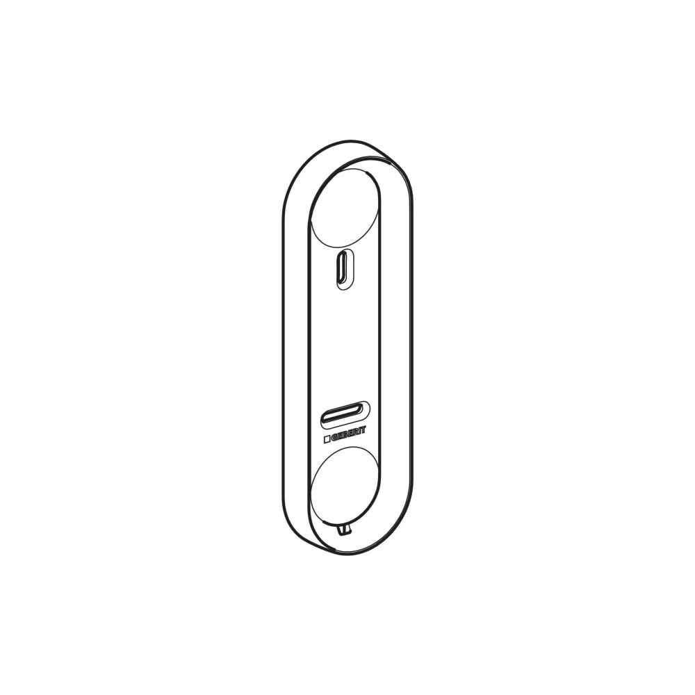 Geberit Wandhalterung Groß, Diebstahlsicher für Geberit AquaClean Fernbedienungen, a... GEBERIT-147086011 4064746001338 (Abb. 3)