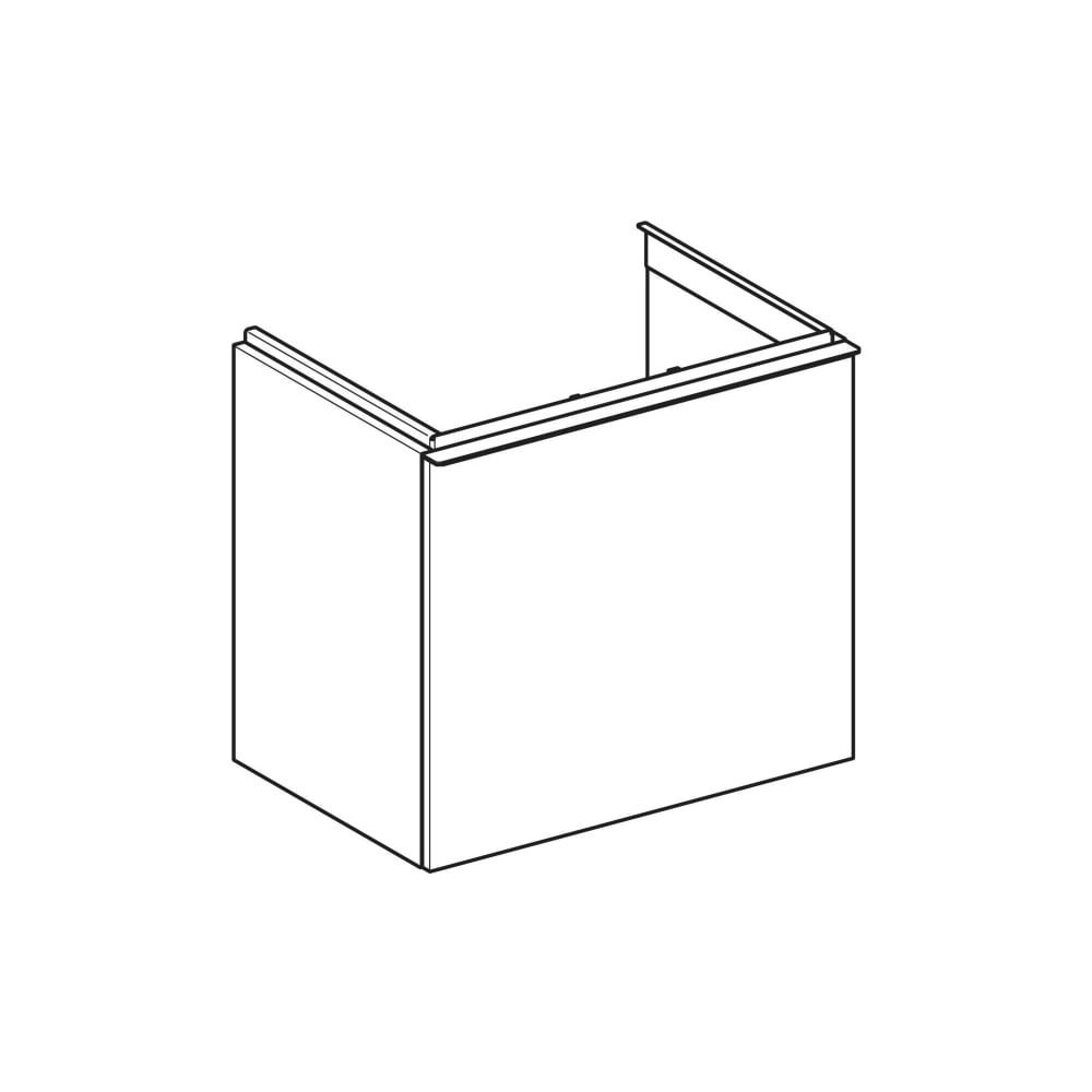 Geberit Acanto Unterschrank für WT 1 Schublade/Innensch verkürzte Ausl. WT 60cm Lava... GEBERIT-503008JK2 4025410143549 (Abb. 3)