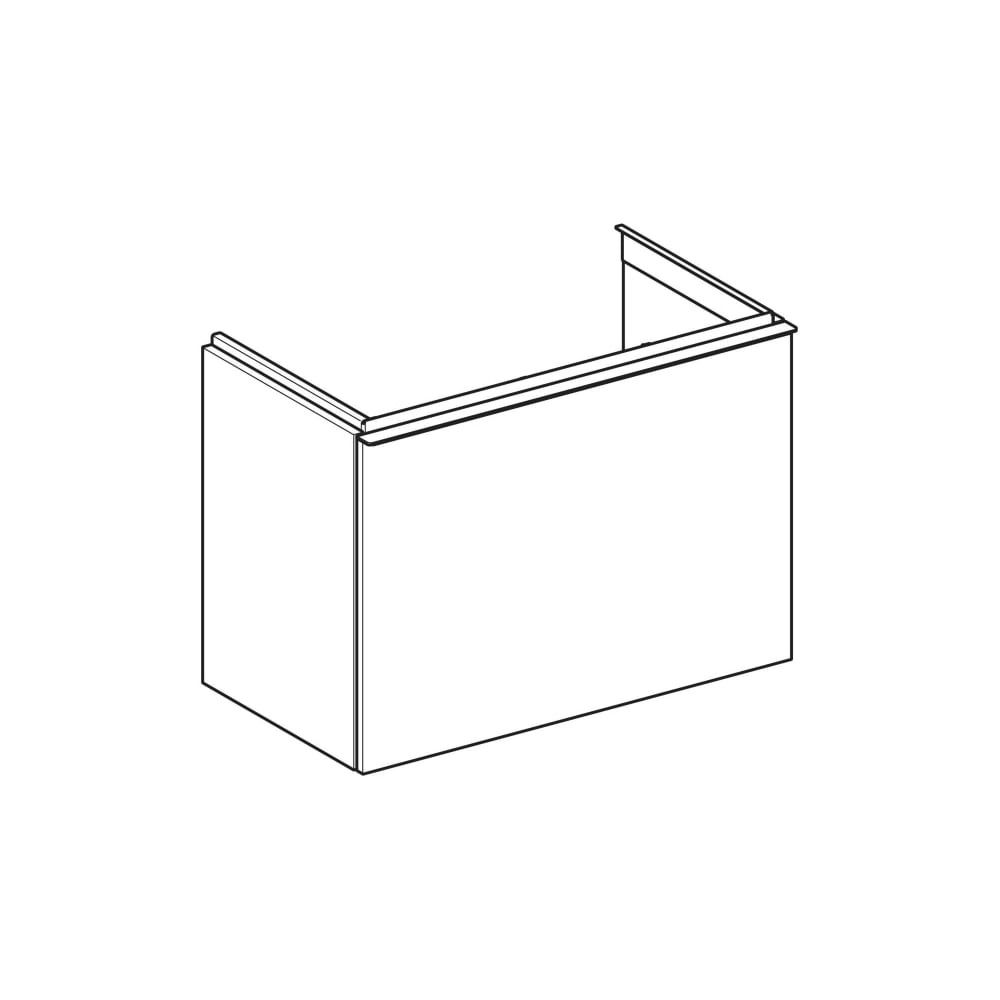 Geberit Acanto Unterschrank für WT 1 Schublade/Innenschublade verkürzte Ausl. WT 75c... GEBERIT-503009JH1 4025410143556 (Abb. 3)