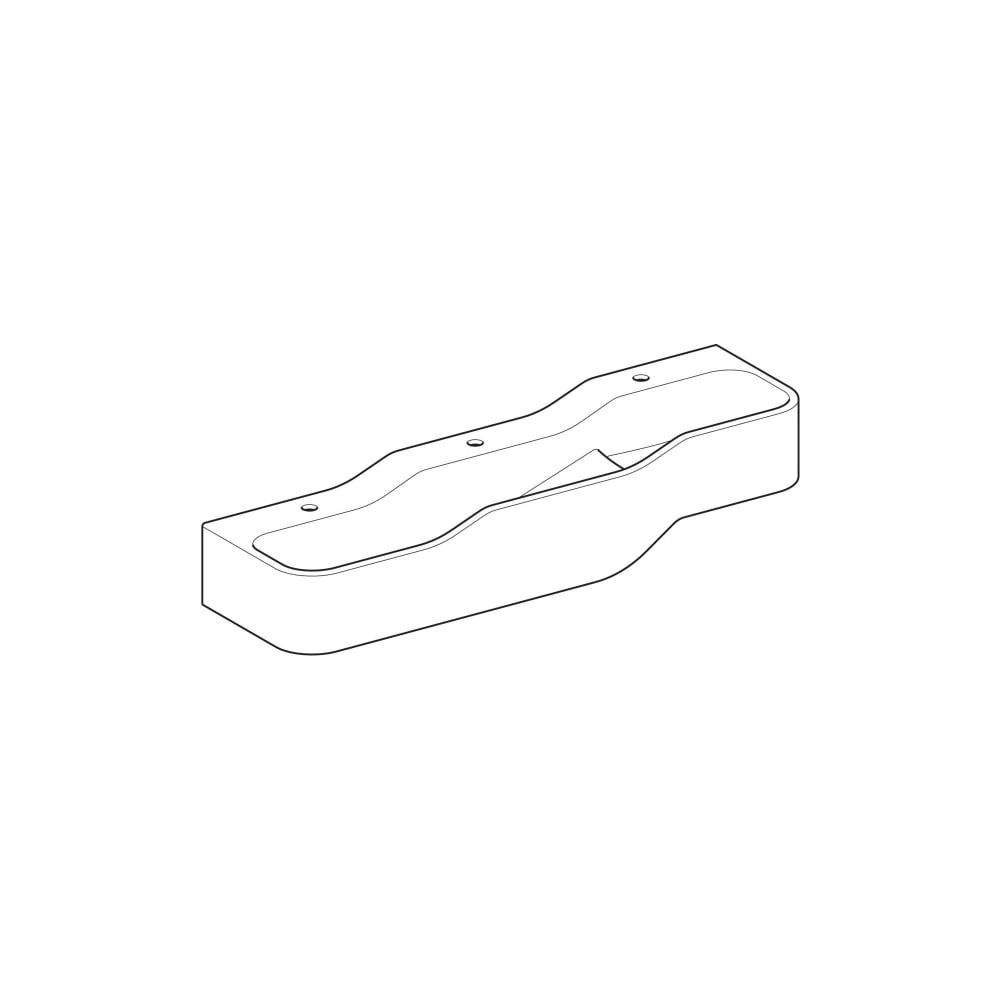 Geberit Bambini Spiel-/Waschlandschaft, 3 Waschplätze, tieferes Becken links B 140cm... GEBERIT-502975001 4064746000164 (Abb. 3)