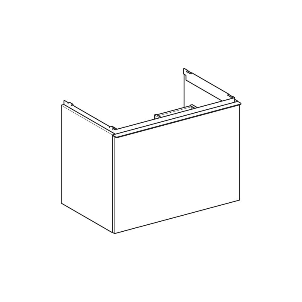 Geberit Acanto Unterschrank für Waschtisch, 1 Schublade/Innenschublade WT 75cm, Lava... GEBERIT-503004JK1 4025410126979 (Abb. 3)