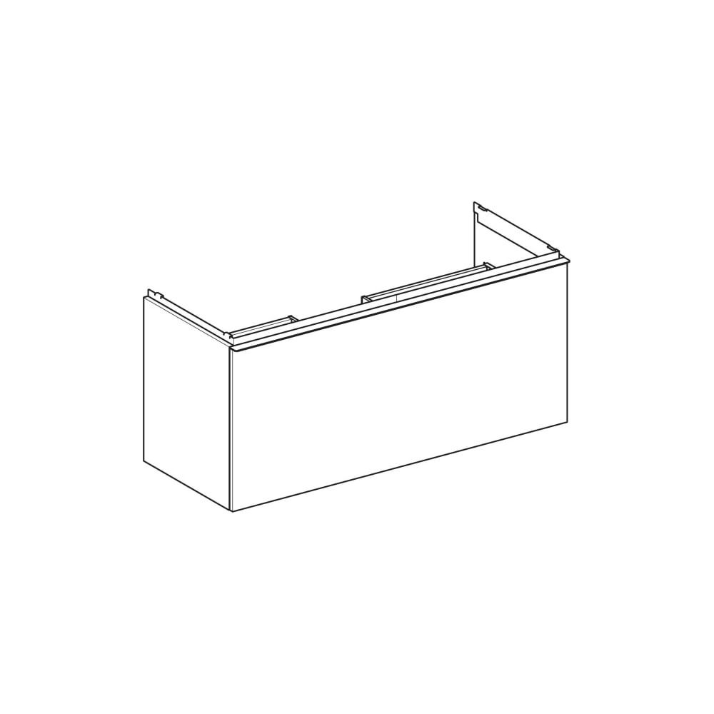 Geberit Acanto Unterschrank für WT 1 Schublade/Innenschublade WT 120cm Weiß lackiert... GEBERIT-503006012 4025410127440 (Abb. 3)