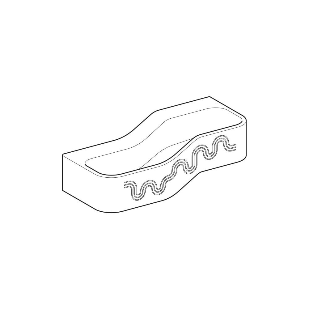 Geberit Bambini Spiel-/Waschlandschaft, 2 Waschplätze, tieferes Becken links B 90cm,... GEBERIT-502973SX2 4064746000300 (Abb. 3)