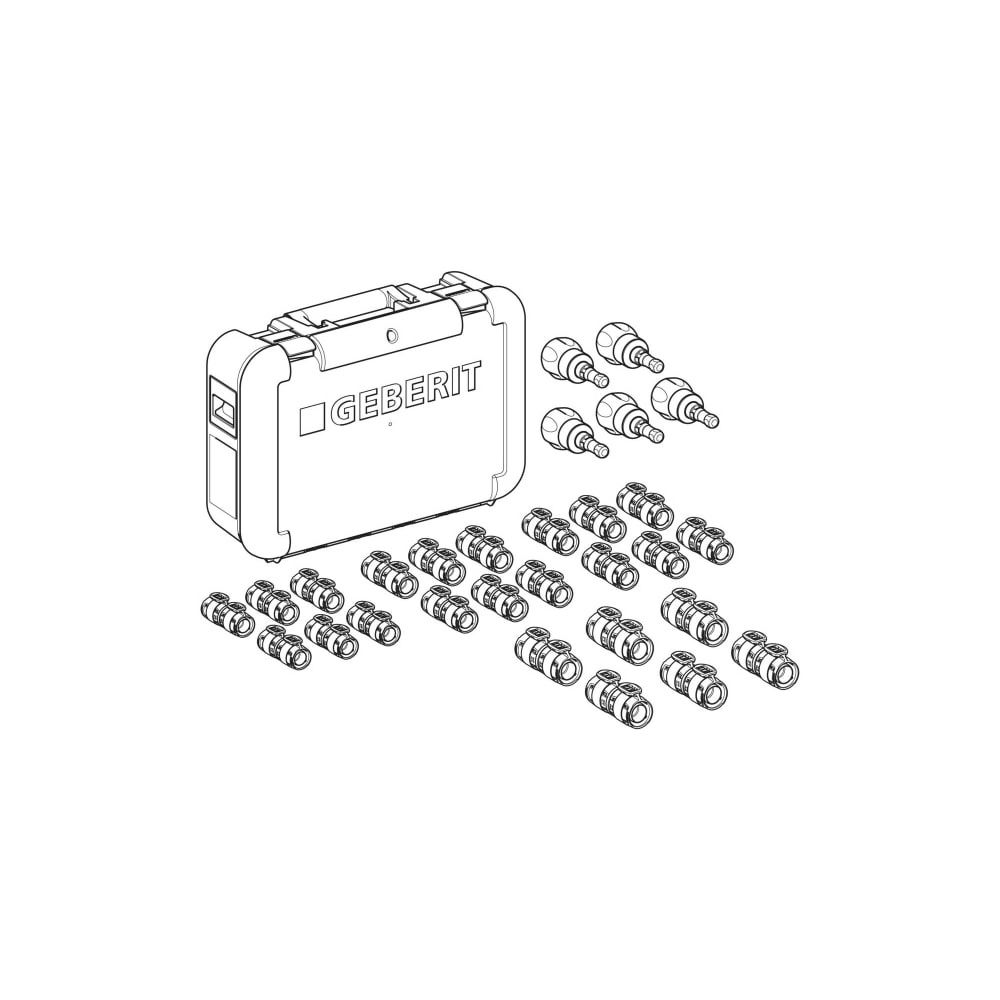 Geberit FlowFit Koffer bestückt mit Übergangset auf Fremdsysteme... GEBERIT-655085001 4064746016417 (Abb. 4)