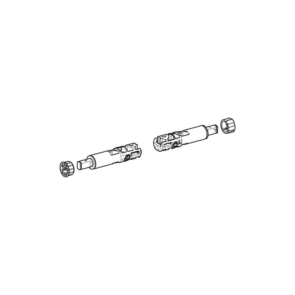 Geberit Set Scharniere für WC-Sitz, Absenkautomatik, Quick-Release mechanisch, für E... GEBERIT-244626001 4025410785473 (Abb. 4)