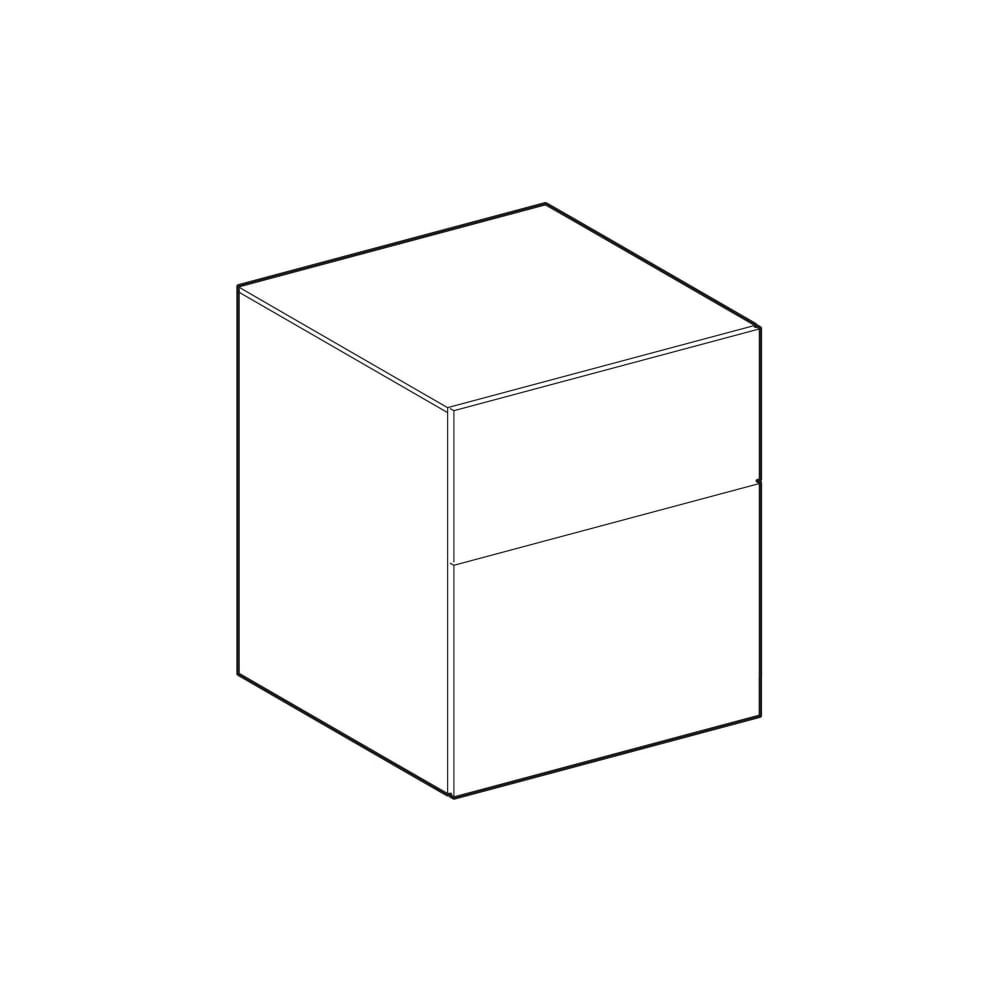 Geberit Xeno2 Seitenschrank 2 Schubladen, 45x51x46,2cm, Greige/lackiert matt... GEBERIT-500504001 4025416428947 (Abb. 3)