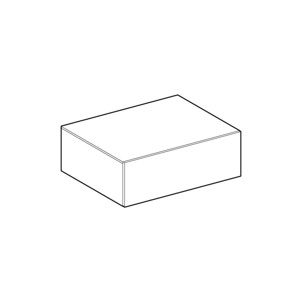 Geberit Xeno2 Seitenschrank 1 Schublade, 58x20x46,2cm, sculturagrau/Melamin Holzstru... GEBERIT-500507431 4025416611707 (Abb. 3)