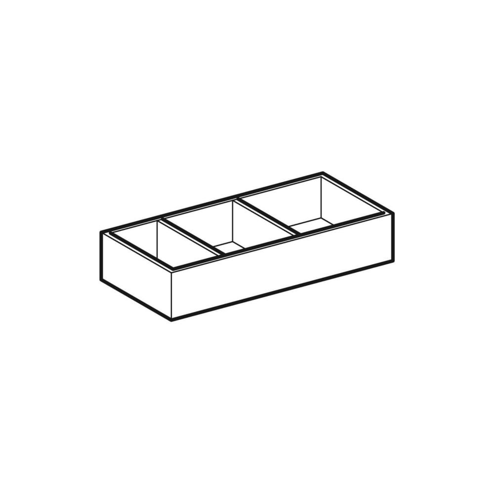 Geberit Xeno2 Schubladeneinsatz, H-Unterteilung, für obere Schublade, 32,3x6,2x15cm,... GEBERIT-500526001 4025416608615 (Abb. 3)