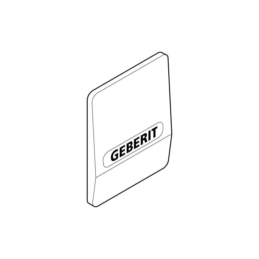 Geberit Highline Abdeckplatte weiß-alpin, aus Edelstahl... GEBERIT-240043111 4025416071754 (Abb. 2)