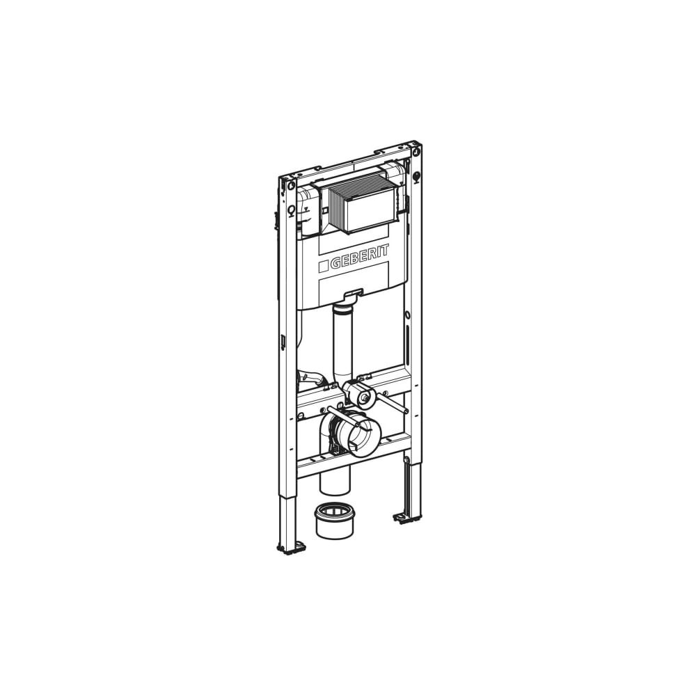 Geberit Duofix Element für Wand-WC 112cm, für Metall-, Holzständerwände, mit Omega U... GEBERIT-111060002 4064746023873 (Abb. 3)