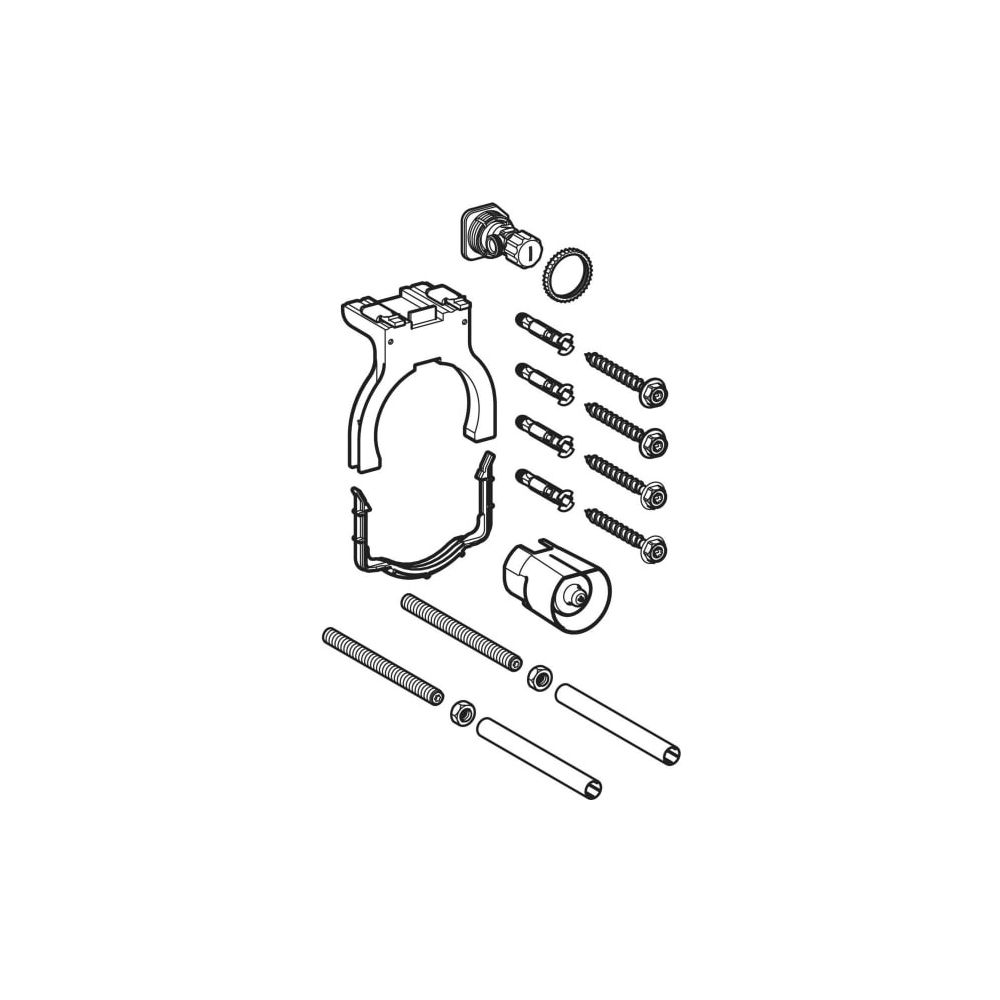 Geberit Montagezubehör für Kombifix Element für Wand-WC, mit Sigma Unterputzspülkast... GEBERIT-241870001 4025416746829 (Abb. 5)